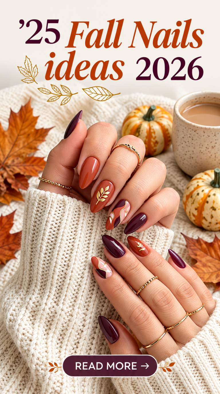 25 Fall Nails ideas 2026: Trendy Autumn Nail Ideas You’ll Love