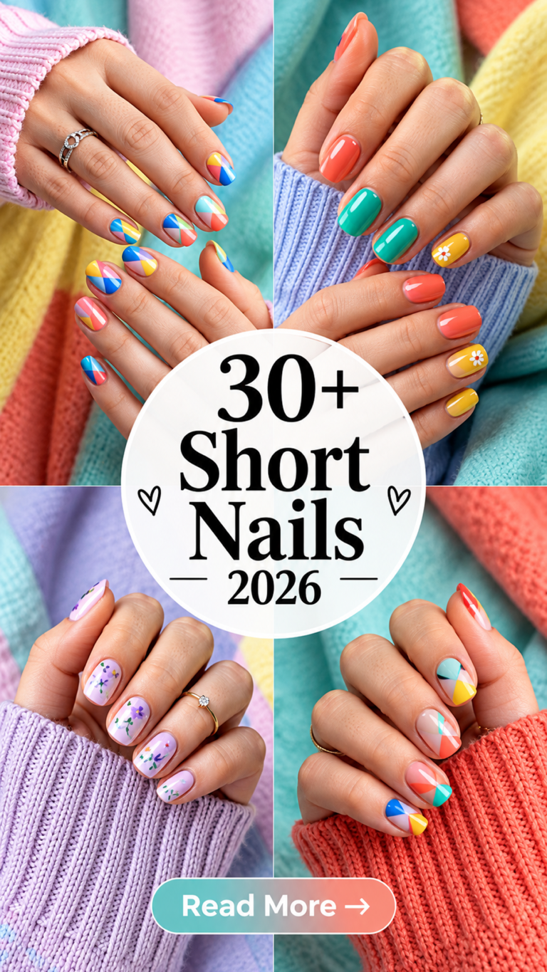 30+ Short Nail Ideas 2026: Cute, Simple & Trendy Designs