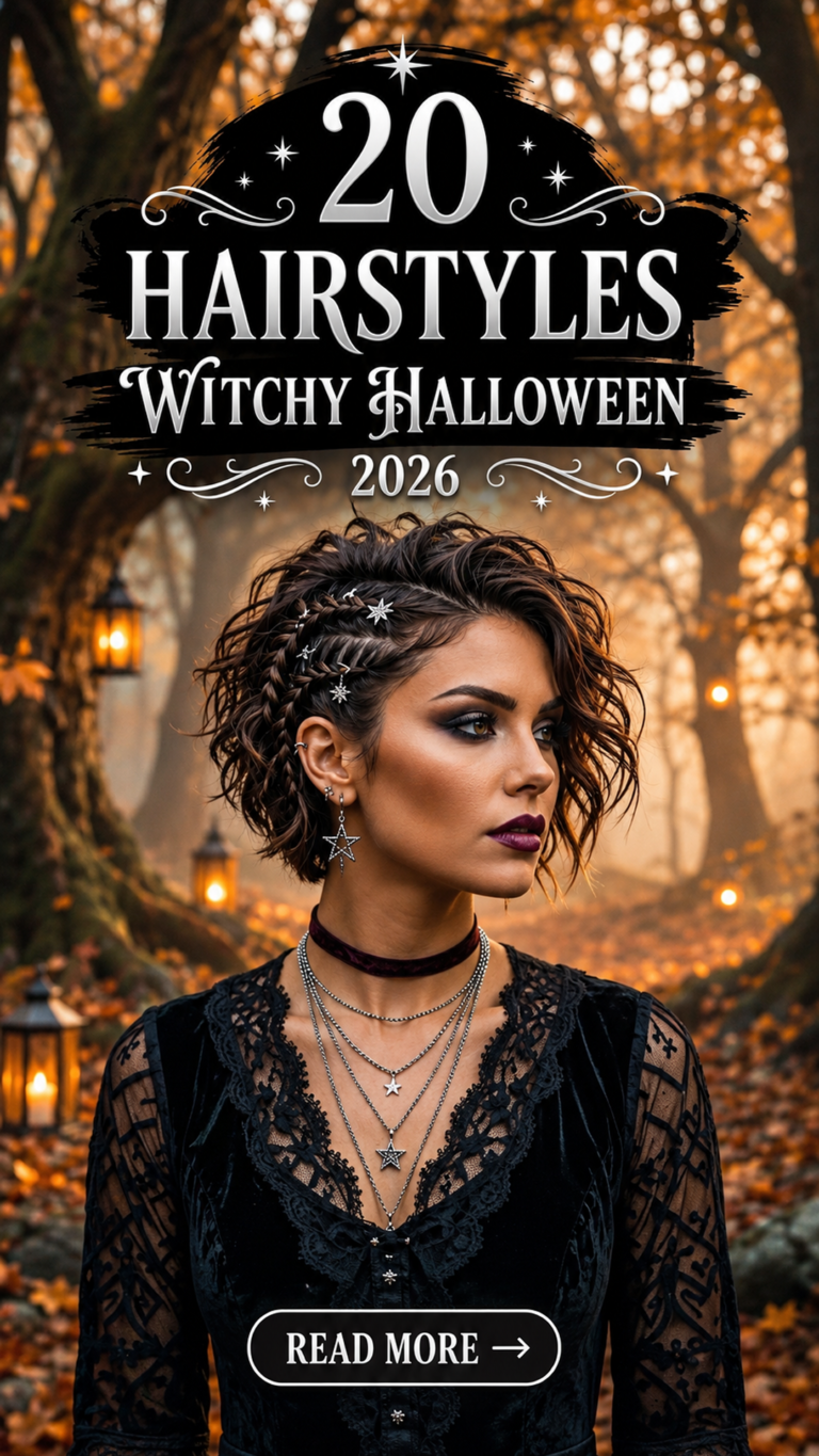20 Witchy Halloween Hairstyles 2026: Enchanting, Dark & Magical Looks