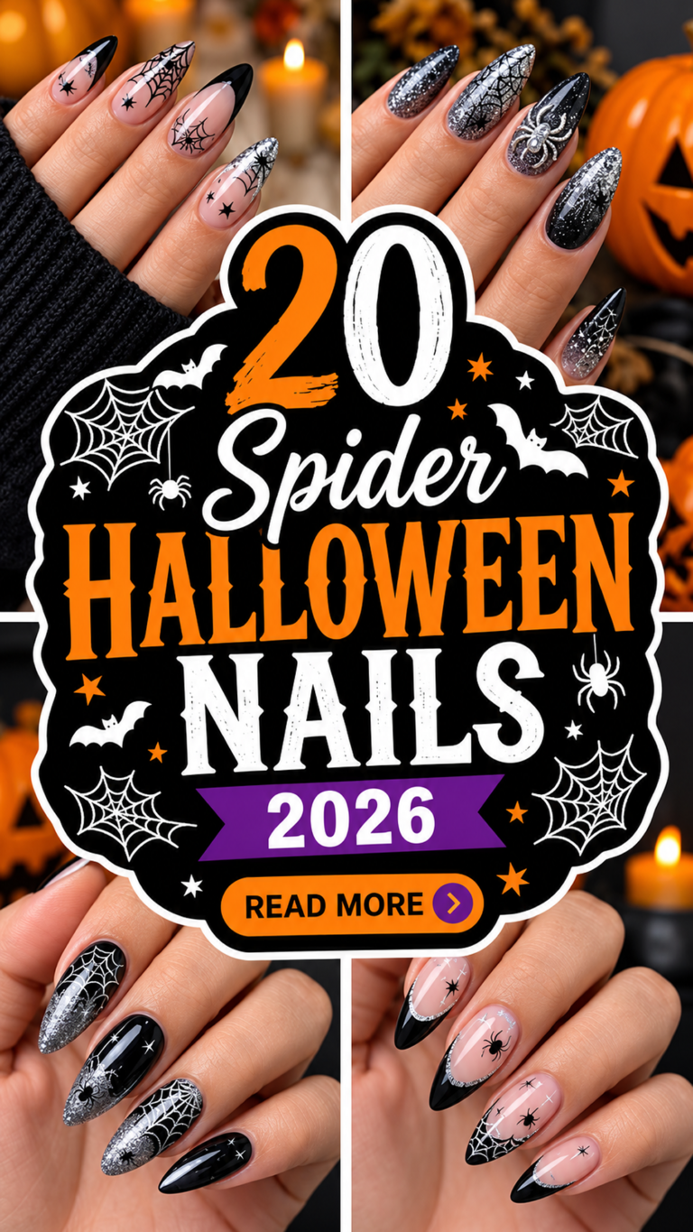 20 Spider Halloween Nails 2026: Creepy, Cute & Chic Designs