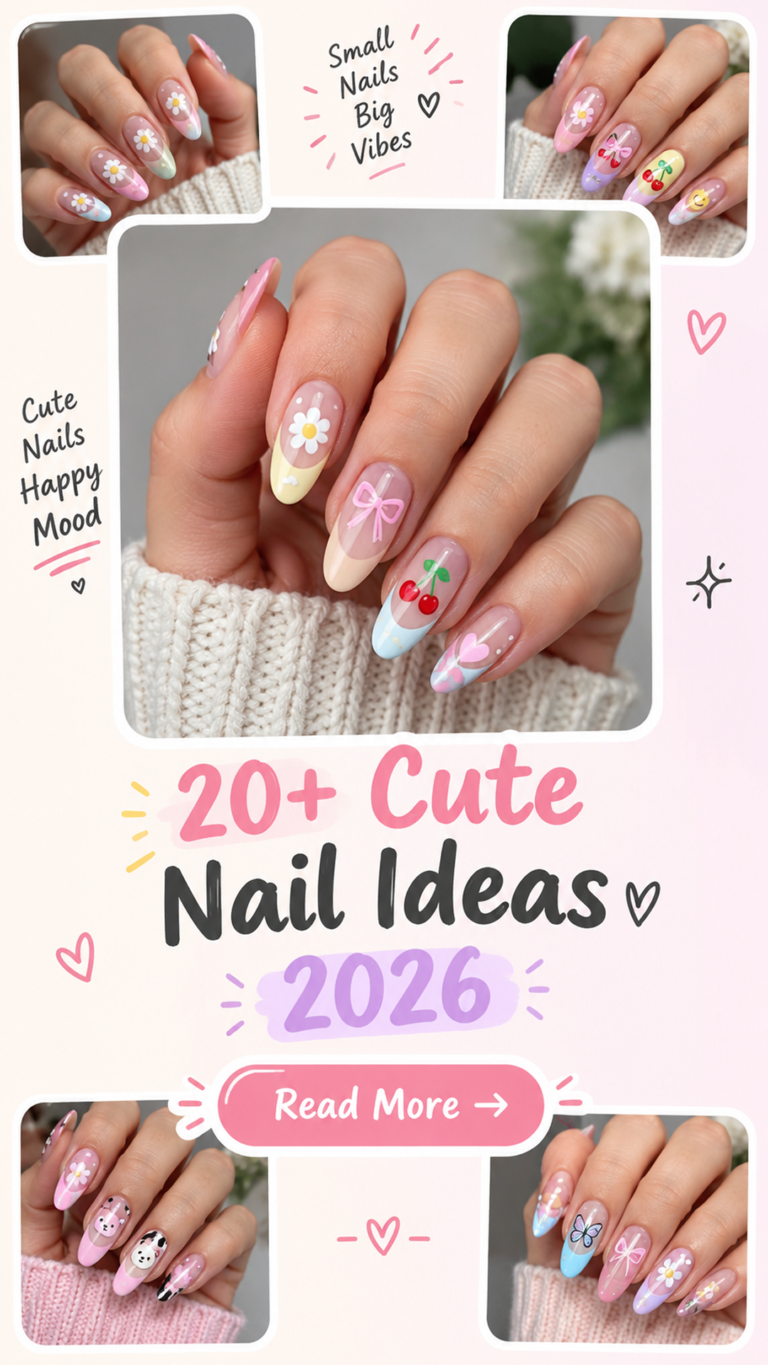 20+ Cute Character Nail Ideas 2026: Kawaii, Magical & Whimsical Nail Designs