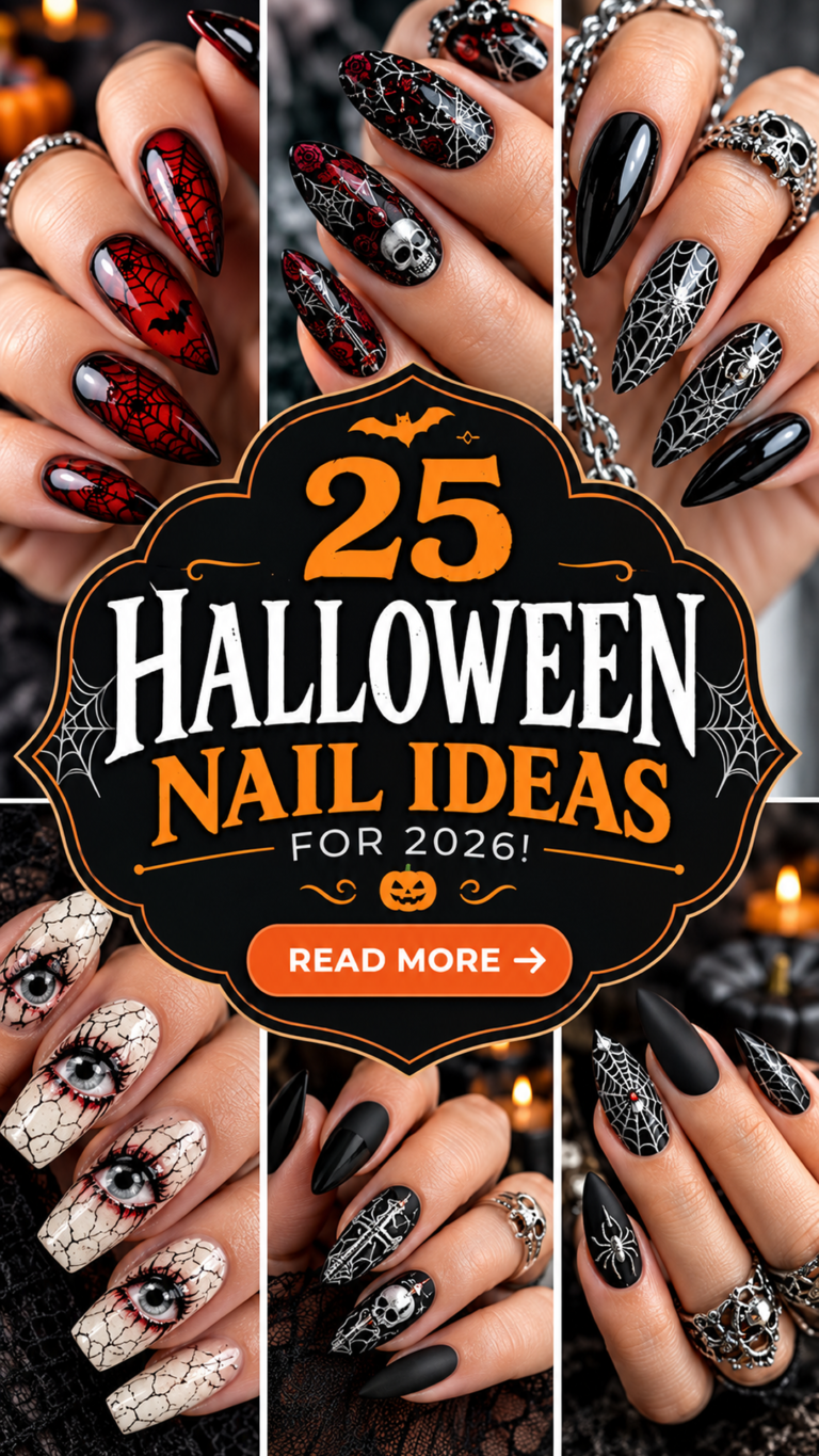25 Halloween Nail Ideas 2026: Cute & Spooky Nail Designs