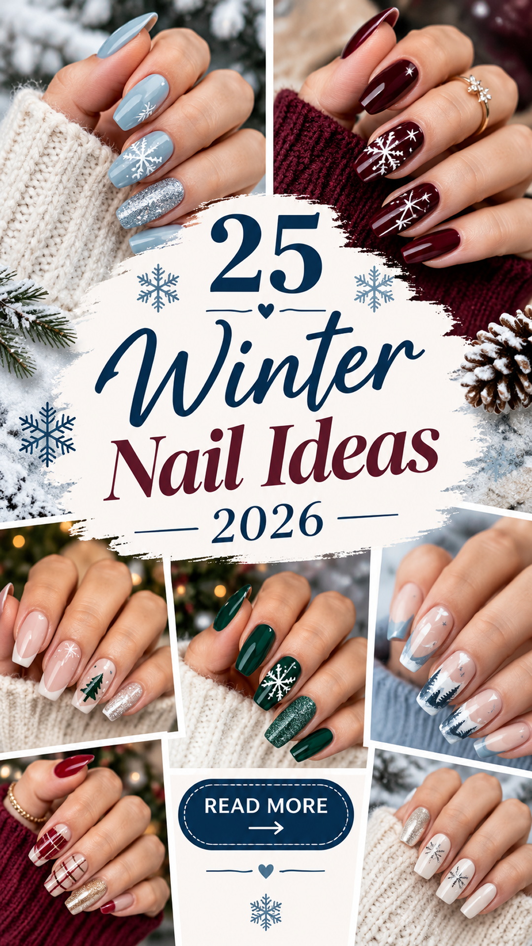 25 Winter Nail Ideas 2026: Chic, Cozy & Trendy Designs