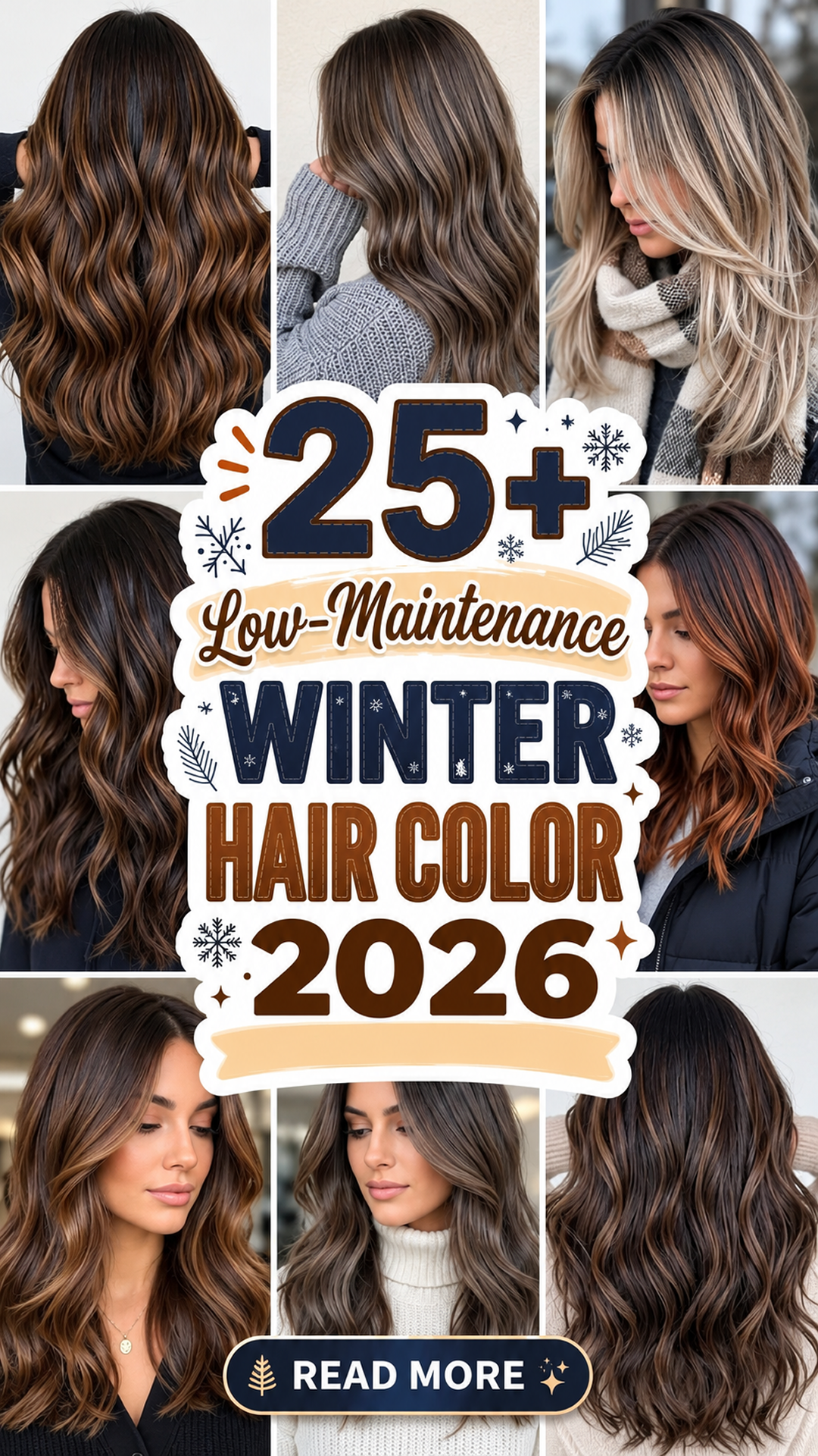 25 Low-Maintenance Winter Hair Color Ideas 2026: Chic & Natural Looks